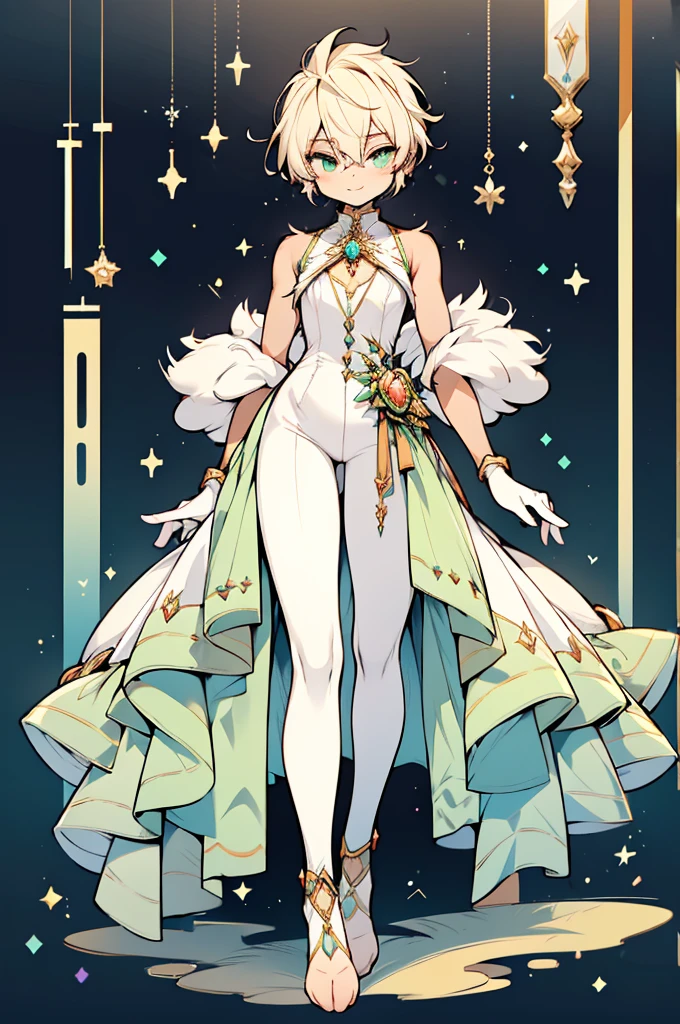 (((male, solo, bunny boy, White fur, elegante fantasy clothes))), elegante clothes, fantay clothes,green eyes, seafoam green clothes, ranger, pixiv, masterpiece, cute, (((fullbody)))
