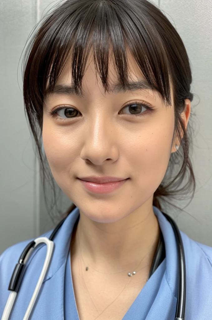 ((Highest quality)), ((masterpiece)), (detailed),Perfect Face,Japanese,Female doctor,White