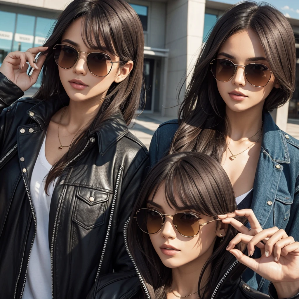 Wear the sunglasses