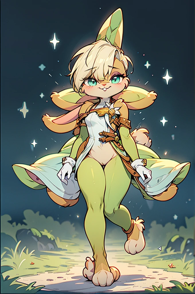 (((male, solo, bunny boy, White fur, elegante fantasy clothes))), elegante clothes, fantay clothes,green eyes, seafoam green clothes, ranger, pixiv, masterpiece, cute, (((fullbody)))
