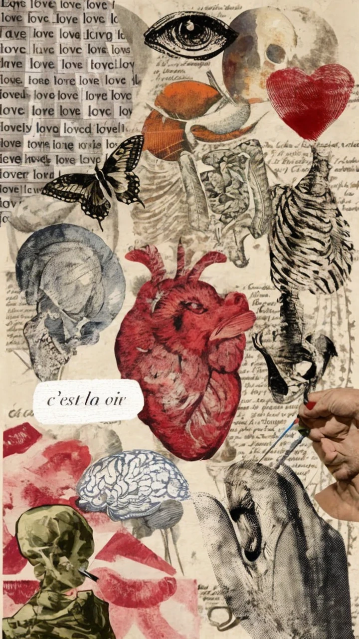 Paint over print art