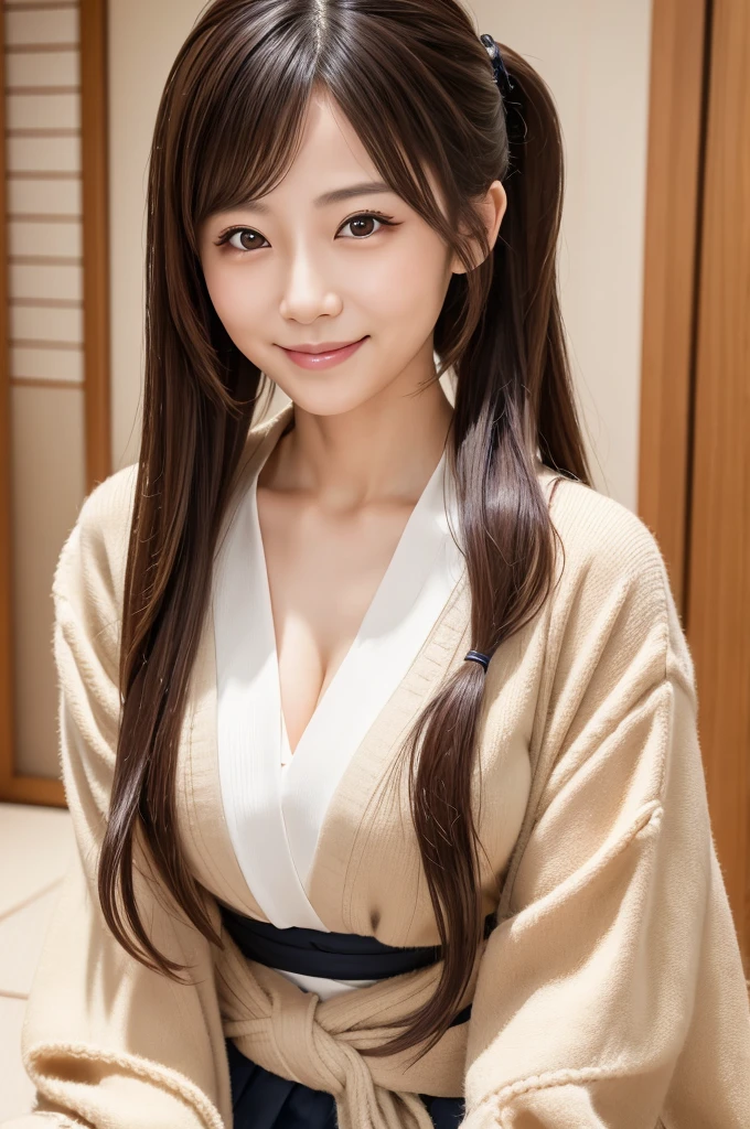 No sleeve, ponytail, Japanese Girls, 8K, Legal Photography, Highest quality, masterpiece, Realistic, Photorealistic ultra-detailed, One Girl, cute, The best smile, Beautiful Eyes, Long Hair, Perfect Face,