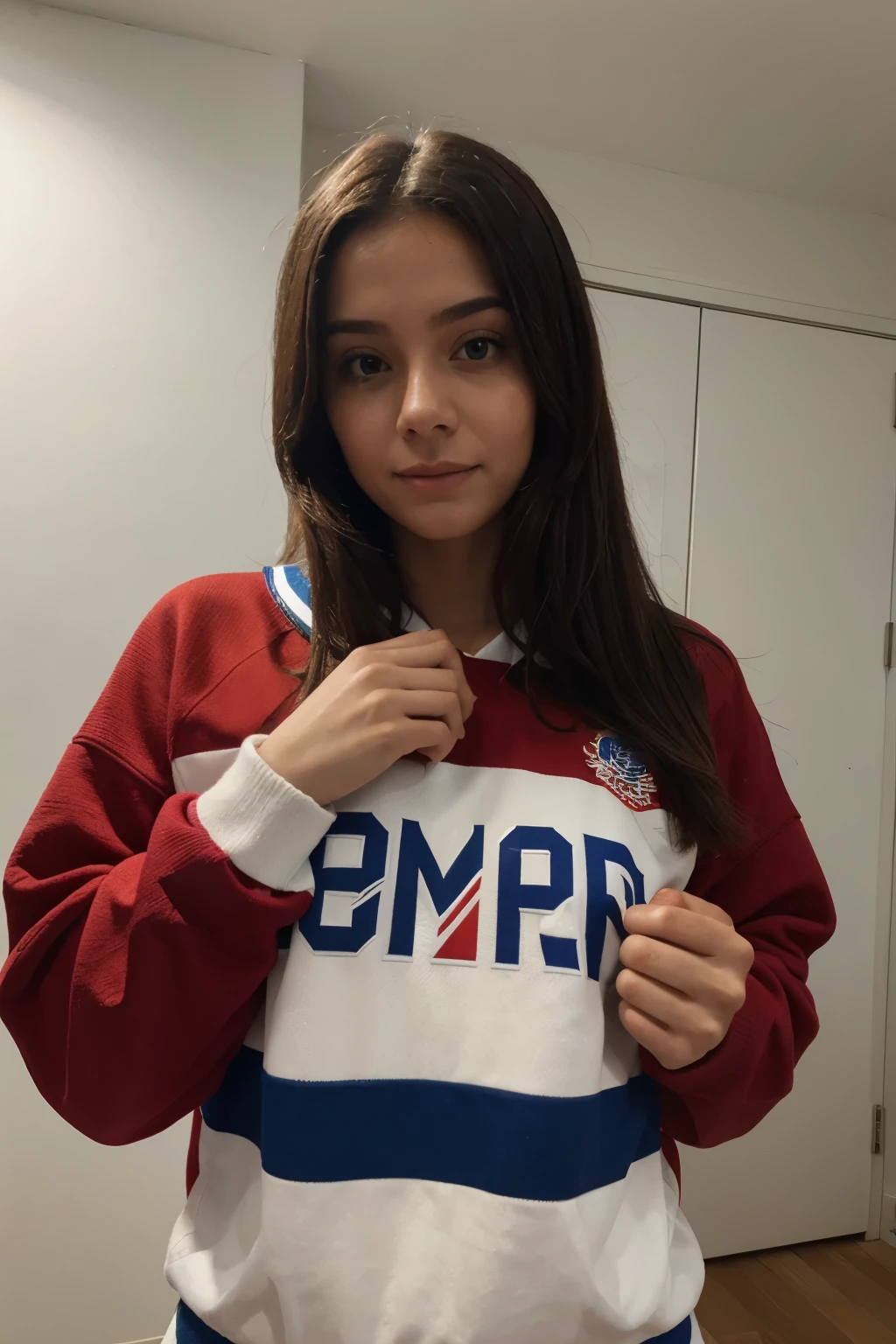 Image of Frieren with the Panama national team sweater