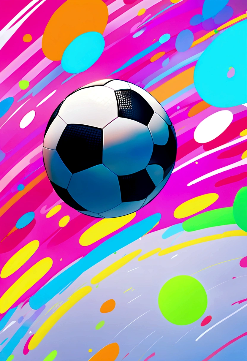 Soccer ball floating in the air,no person
