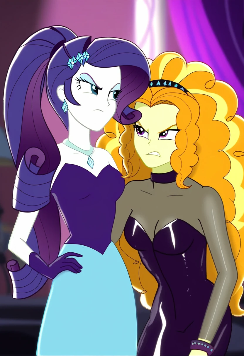 Eqg adagio angry kiss  rarity bodystocking 