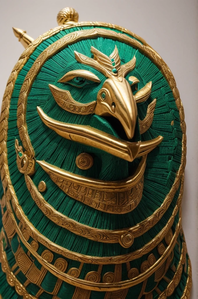 ((best quality)), ((masterpiece)), (detailed), perfect face Quetzalcoatl con una pirámide