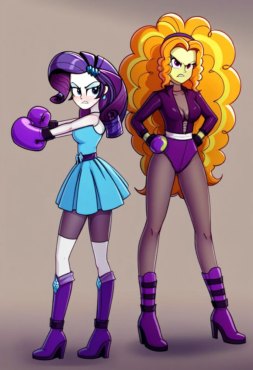 Eqg Adagio bodystocking boxing angry rarity