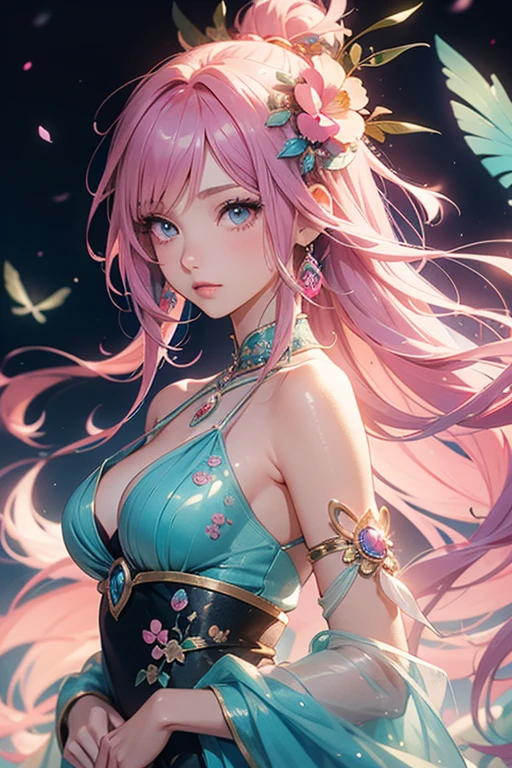 anime_artwork, rococo, grand_photograph, polaroid, annoyed_girl, neon_glowing_hair, canon_5d_mark_4, neon_light, kodak_ektar, flamboyant, pastel_colors, curved_lines, elaborate_detail, rococo, art by j.c. leyendecker