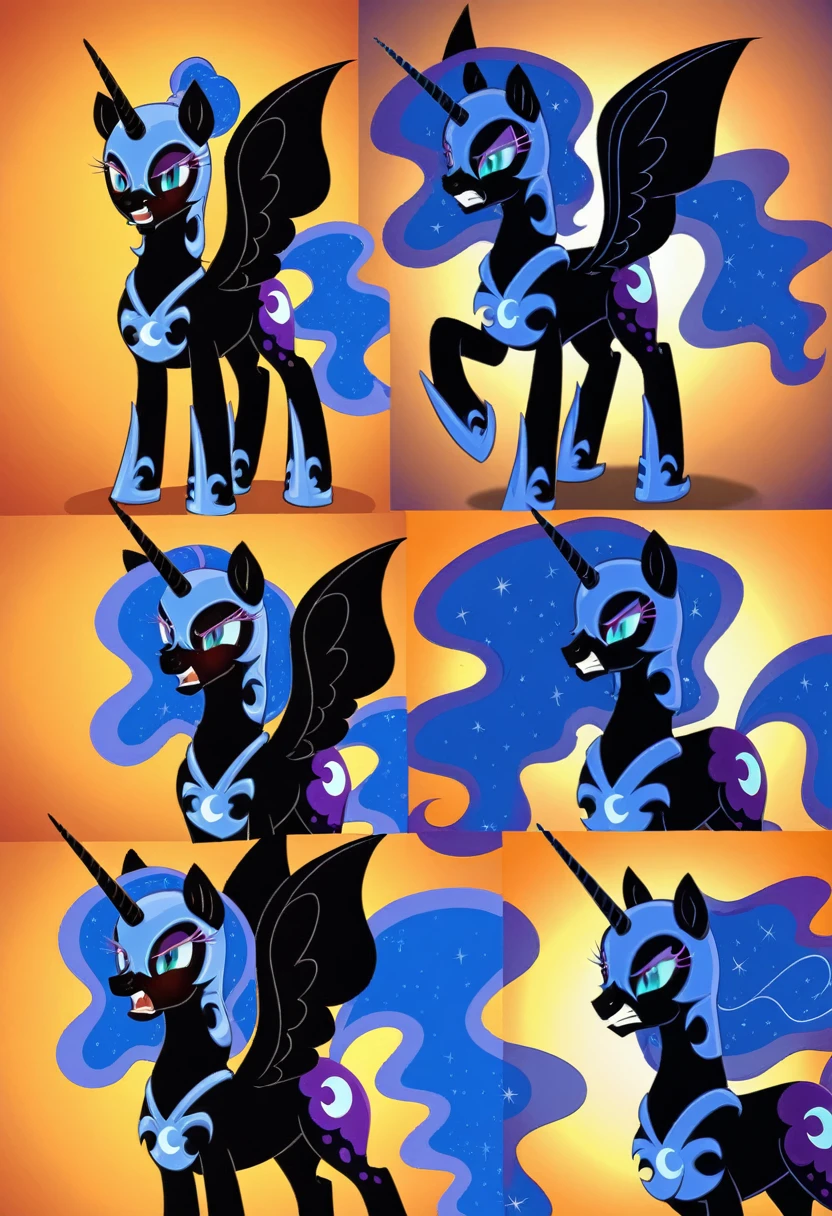 Pony   angry nightmare moon in   Nightmare Moon stands and watches as Twilight Sparkle's magic flies towards her