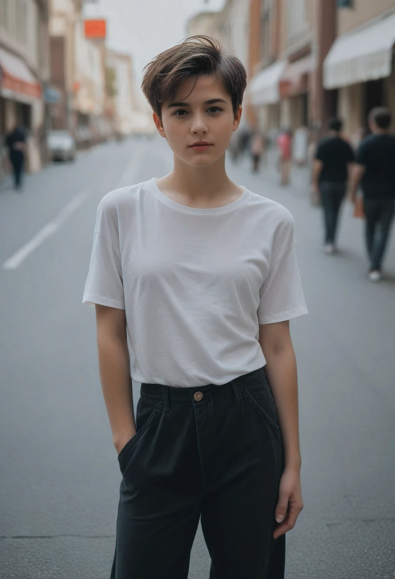 score_9,score_8_up,score_7_up,score_6_up BREAK source_real,raw,photo,realistic , BREAK , Handsome Tomboy .,clothing ,shopping street