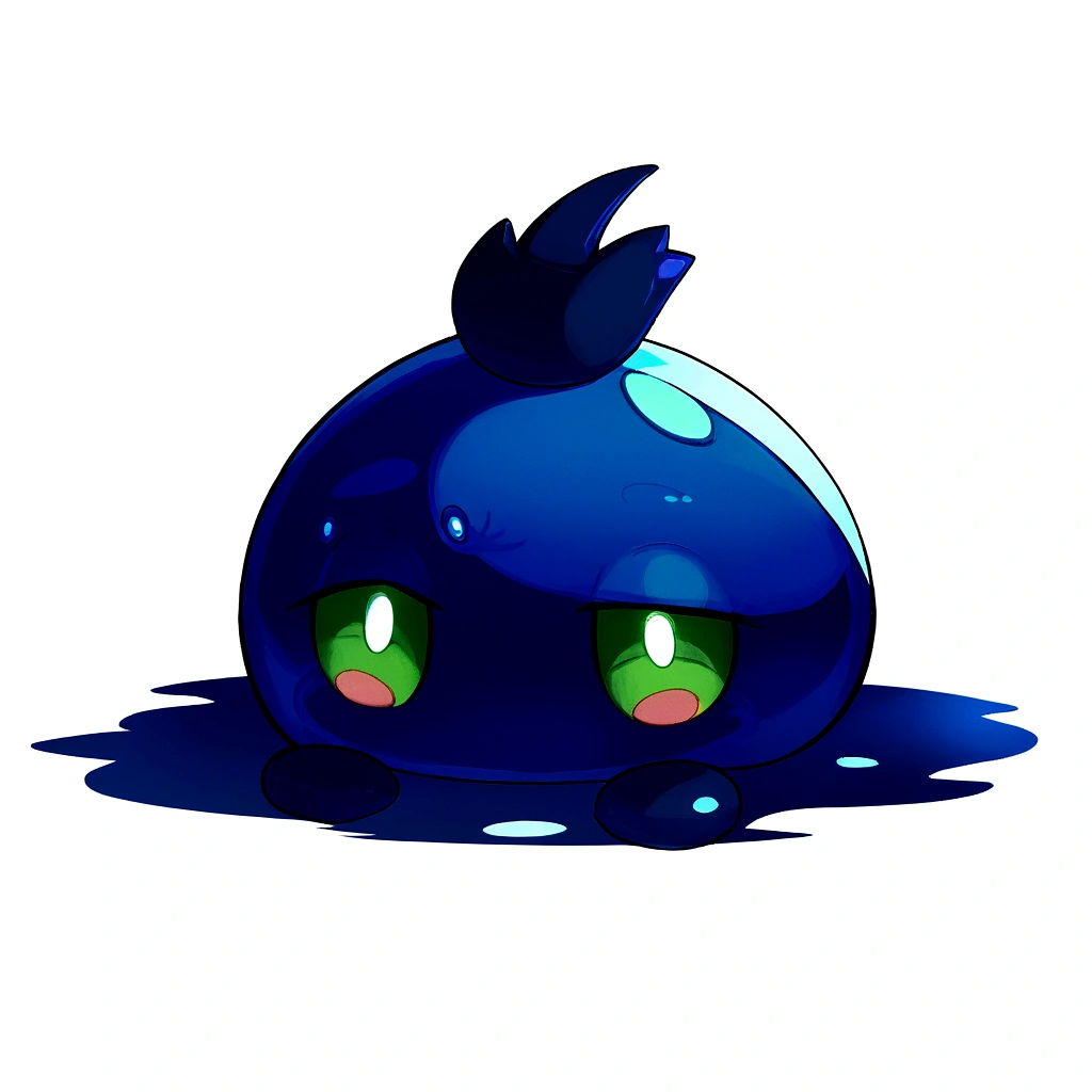 Ooze, slime, Unripe, fakemon, work of art, best qualityer, (Extremely detailed CG 8k unity wallpaper), (best qualityer), (Best illustration), (best shade), absurderes, realistic lighting, (abyss), beautiful detailed glowing, arte de PeterMohrBacher,
