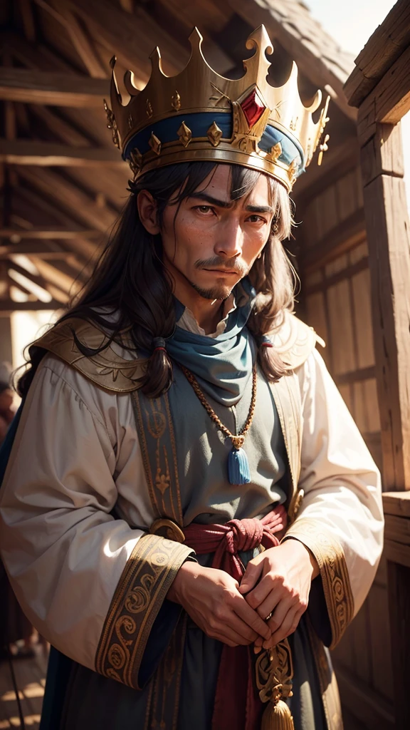 One day, the king disguised himself and visited the village to understand his people's struggles