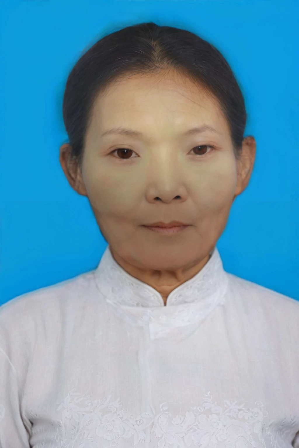 Highly realistic photo, Portrait of a 55 year old Vietnamese old women,