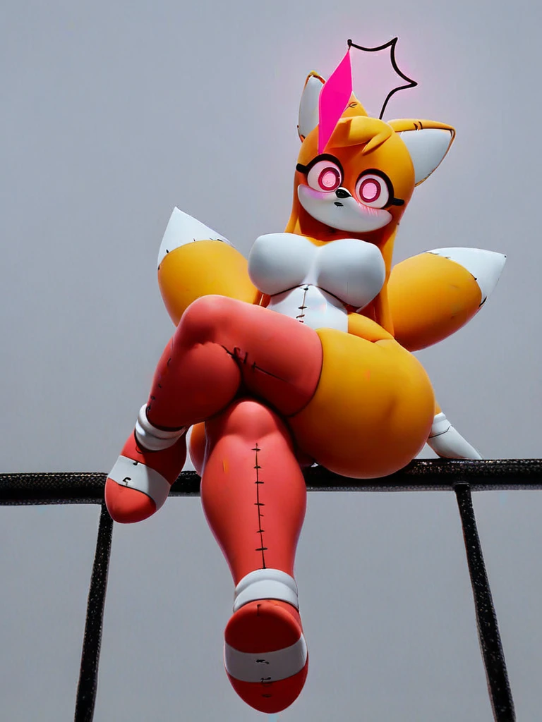 score_9, score_8_up, score_7_up, score_6_up, anime artstyle,
spot color, cinematic, atmospheric, soft cinematic light, dim colors, cheery photoshot, light, happy,
(view from below, ground level shot:1.2), looking down,
smug, tails doll from sonic, tails doll, solo, pale-pink eyes, long hair, fox ears, Charm-pink skin, long hair, glowing hair, blush-pink hair,
No face, looking at viewer,
big ass,
question mark,
shaded face, glowing eyes, spreading asscheeks,
sitting on water, (crossed legs:1.1), thick thighs, thighhighs,