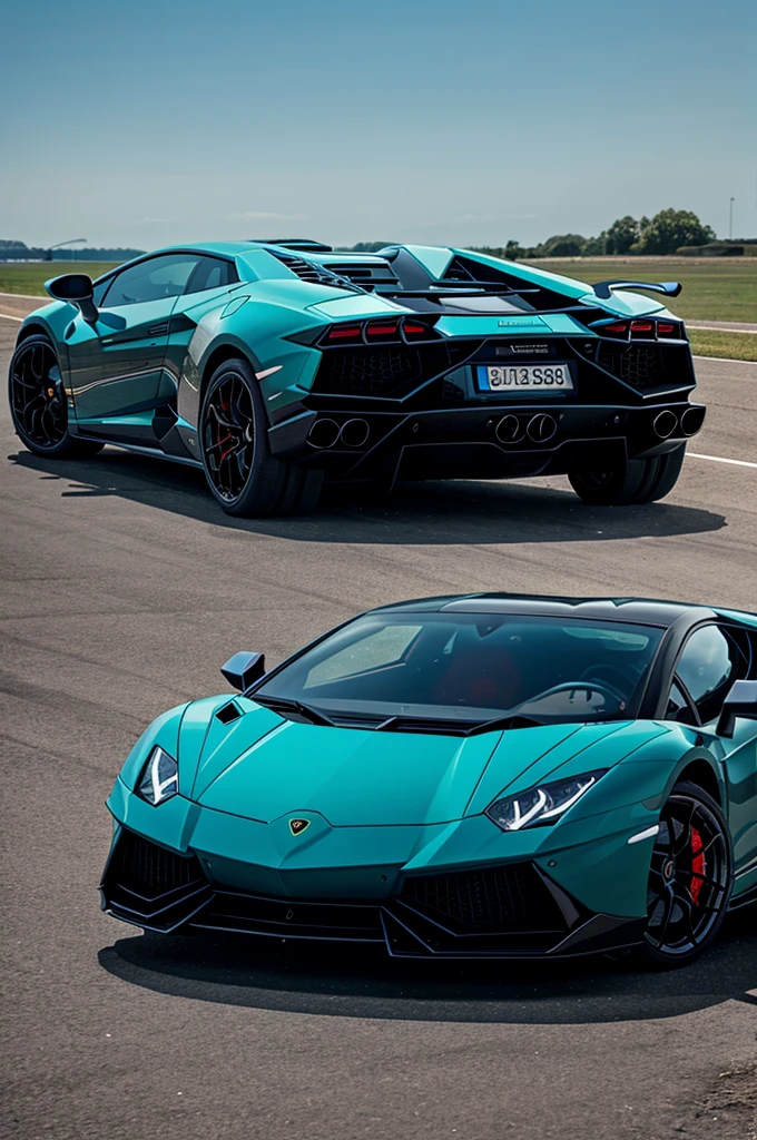 A flying Lamborghini