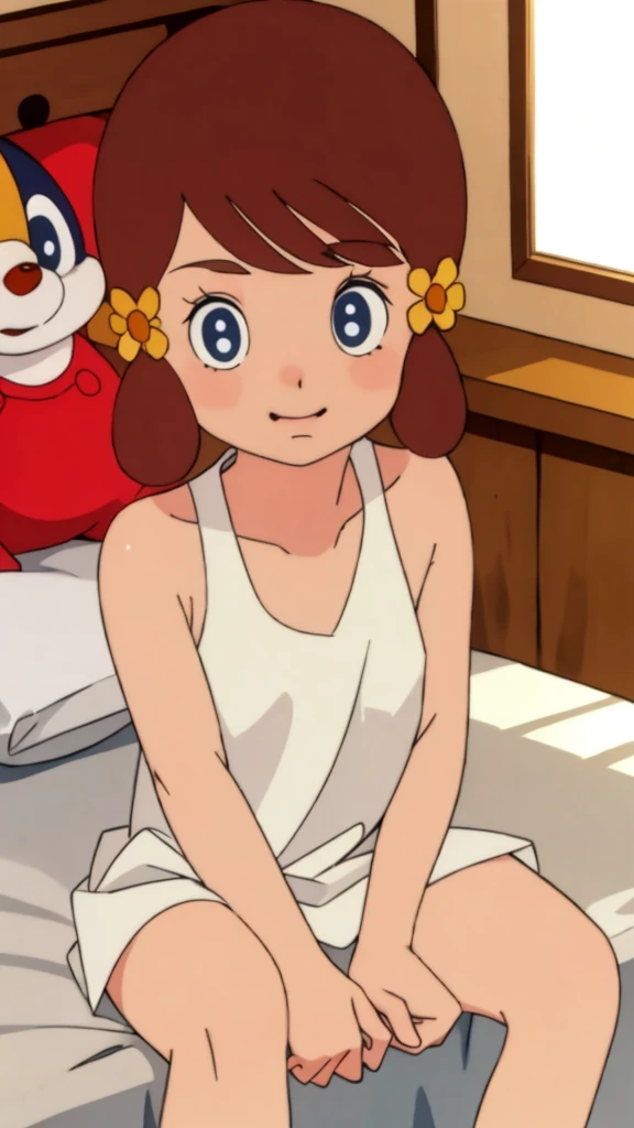 masterpiece, best quality, solo, 1girl,
chappy,、Sit on the bed、Spread your legs、Knees up、With legs spread、Completely naked、All Nude、Very embarrassed look、手を後ろに回す、服は着ていない、大きく股を広げる、