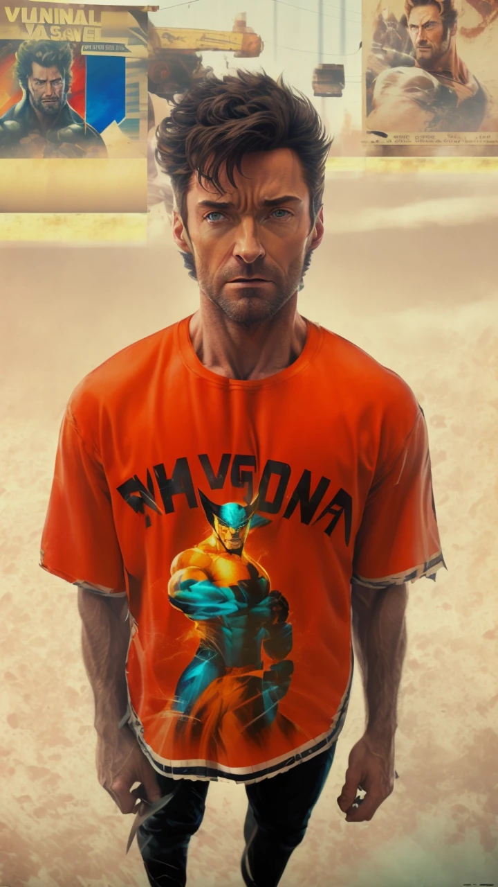 Hugh Jackman as wolverine, vhs effect, (poster:1.6), poster on wall, nostalgia, movie poster, portrait, close up
(skin texture), intricately detailed, fine details, hyperdetailed, raytracing, subsurface scattering, diffused soft lighting, shallow depth of field, by (Oliver Wetter)