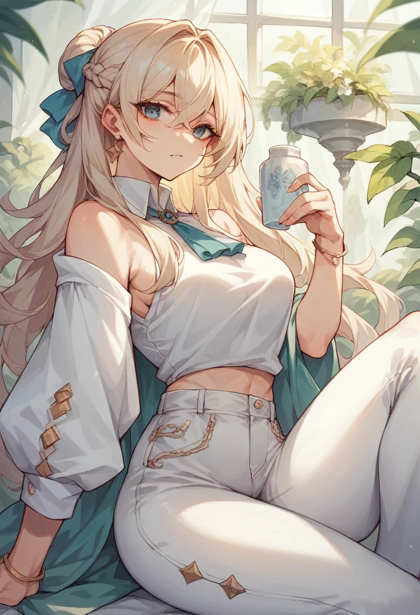 22 years old girl white baniyan and white pant