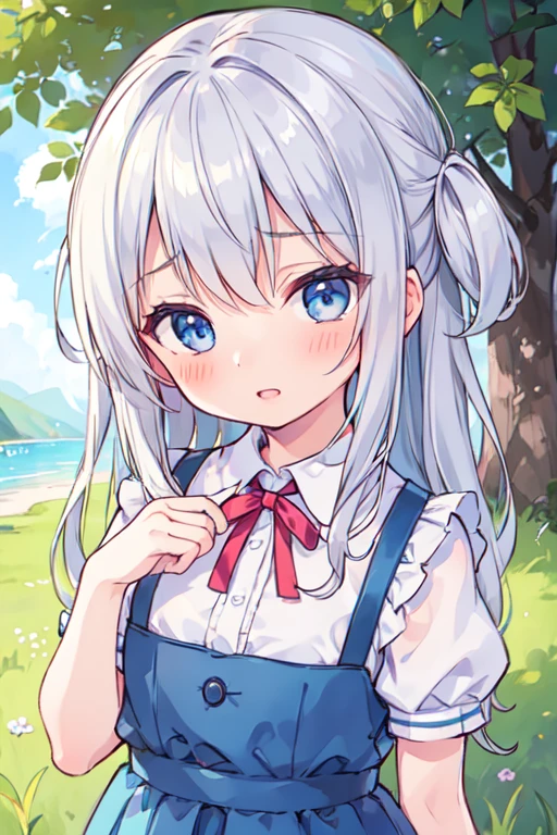 (best quality, masterpiece:1.2), ultra detailed, extremely detailed eyes and face, natural skin texture, detailed skin, natural lighting,
chibi, 1 girl, 12-years-old, (cute), silver hair, middle hair, straight hair, blue eyes, flat chest,
(wearing dirndl), clothes lift,
BREAK (orgasm face, aroused, blush:1.2),
BREAK (upper body:1.2), nsfw,