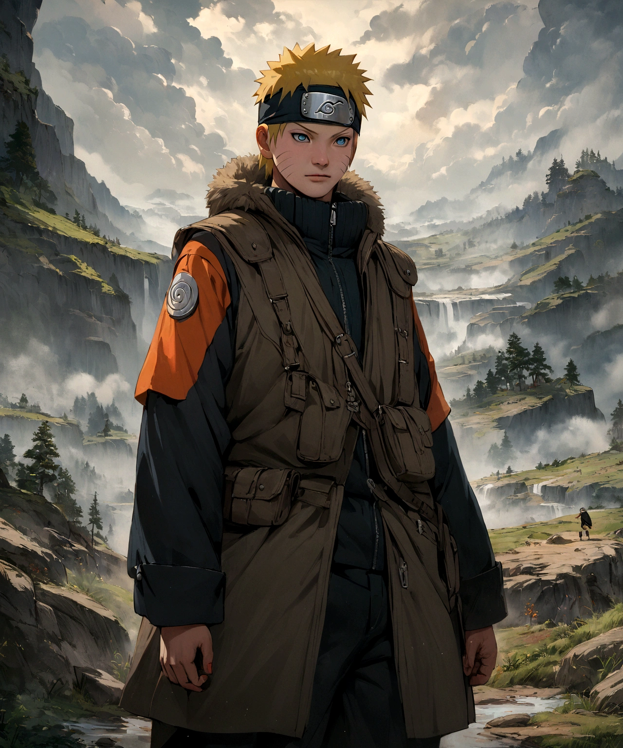 Imagine Naruto, Naruto in the painting.