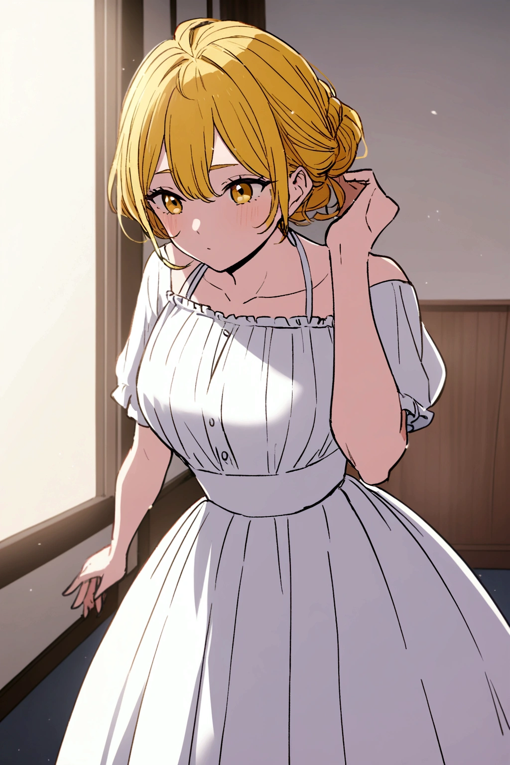 Kenma from the anime haikyuu team nejoma with a dress