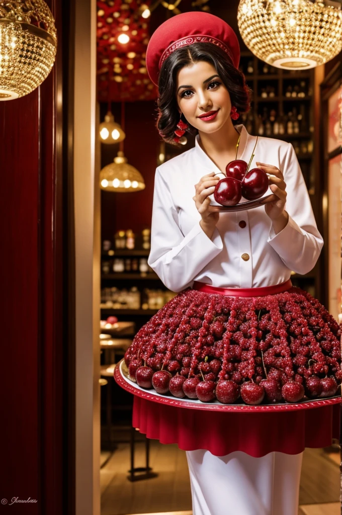 Create a new religion called Cherry Landia which comes from that planet. Has cherries already the potaxie goddess Jiafei