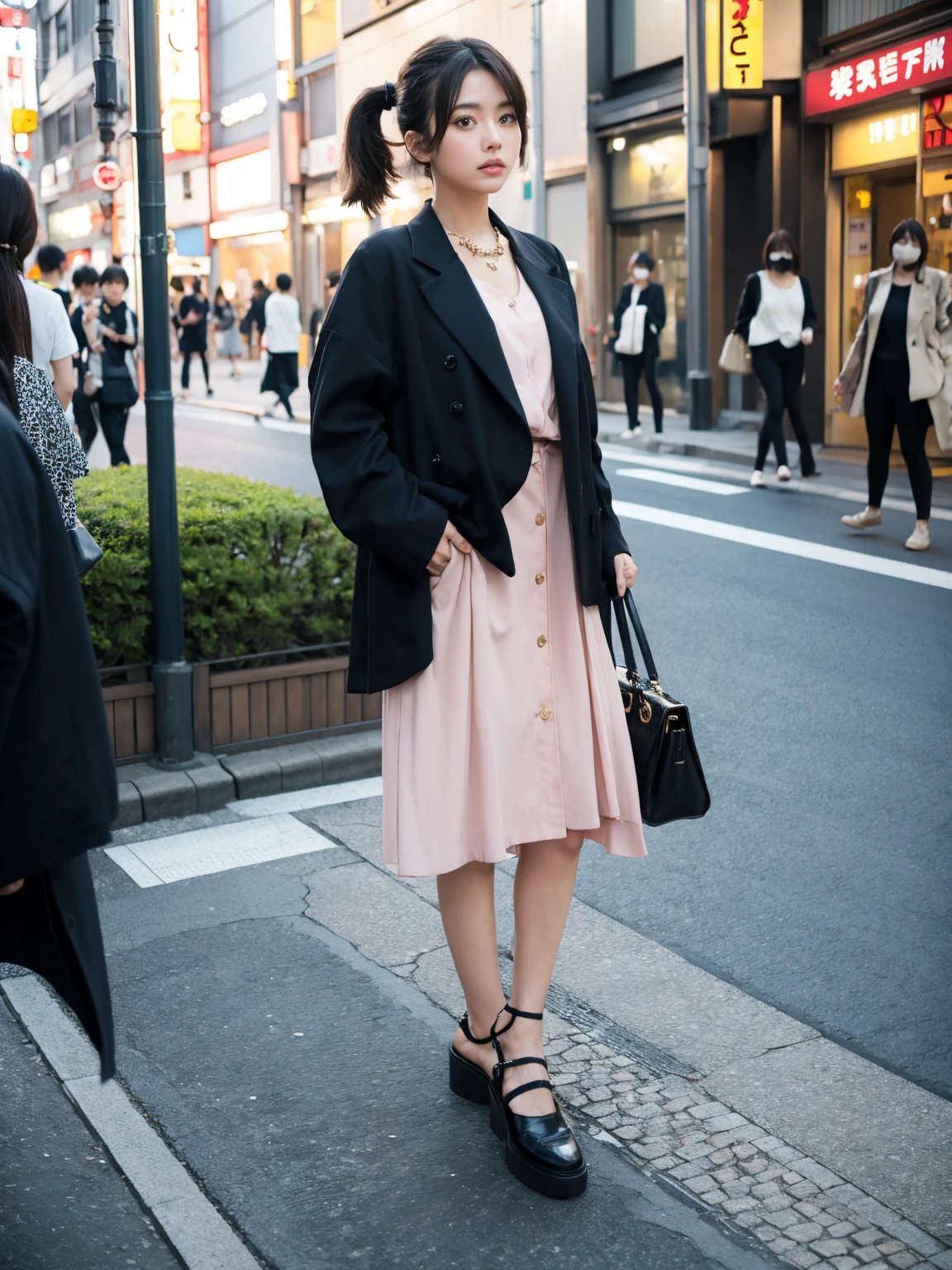 Tokyo、Street、fashionスナップ、real、snapshot、Stylish、fashion