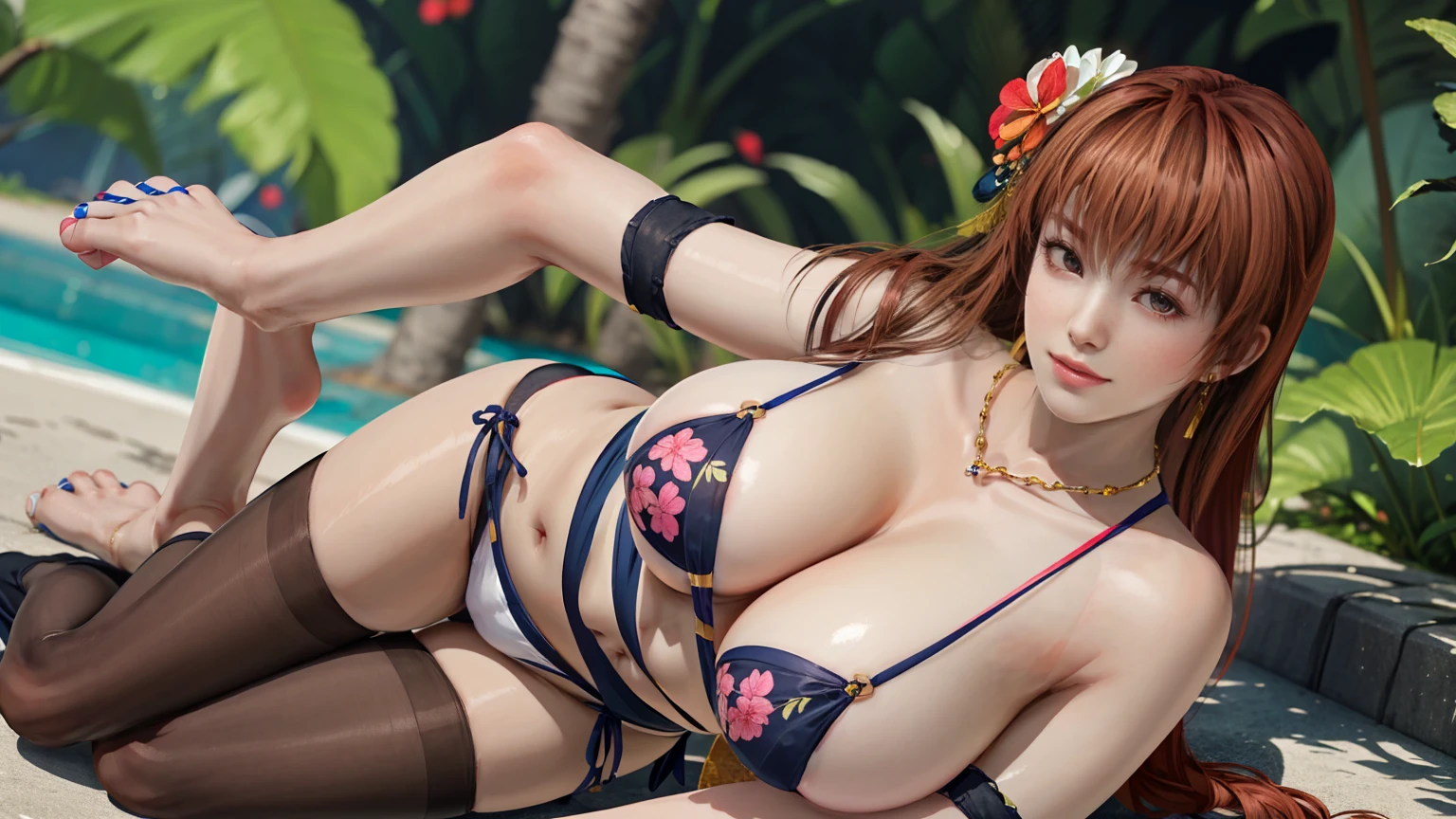 (masterpiece), (best quality), (high resolution), (beautiful eyes和脸), (Perfect female image), Realist, Radiant skin, Extremely detailed eyes and face, (High Detail Skin:1.2), (beautiful eyes:1.2), SFW, (巨大的Cleavage:1 4, Breast sagging, Long Breasts),
1 busty girl, eternal,, ((blush)), 他们Smile着, shut your mouth, Open your lips, Looking at the audience, haze , Extended, Long hair, Loose hair, Low-cut,Deep V big chest,Huge breasts ,Slim figure,Japanese Beauty, This is a perfect face, cosmetic, Perfect eyes, masterpiece, Open your lips, blush, Radiant skin, Drunken face, Smile, Sticking out her tongue, , Cleavage很诱人,Wearing very little,Japanese Beauty,Ninja Master,In a forest,Huge breasts,Cleavage,Low-cut,necklace,earrings, pantyhose,Flowers,比基尼,swimsuit,Thin waist,Exposure