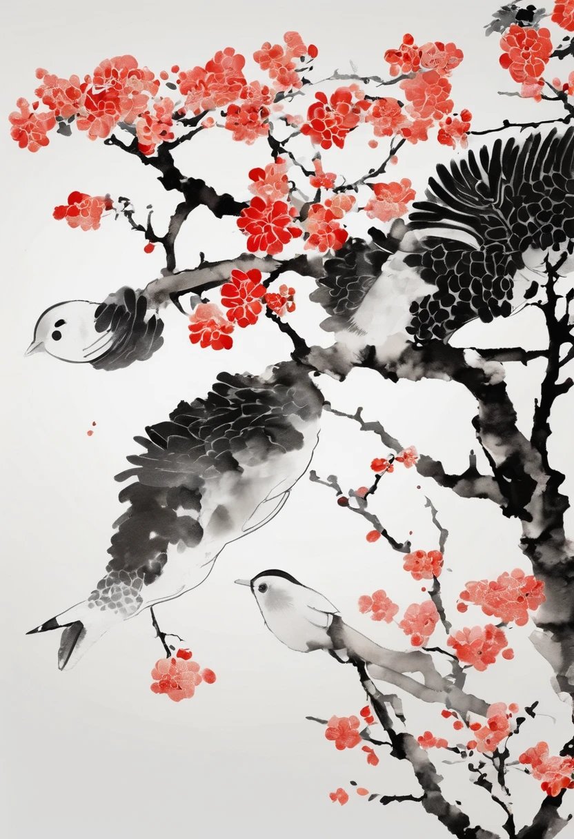 You are a professional illustrator. Please create a very high-quality illustration suitable for an image with dimensions 1280x420px.

Frame Design: Create a circular frame with a brush stroke effect that mimics the look of sumi ink, with a slightly faded appearance.
Style: Design it to look like it was drawn on traditional Japanese washi paper.
Quality: High-resolution, high-quality
Background: None, pure white background
Theme: Japanese-style, anime, with sharp focus and bold color gradients
Please ensure the illustration is vibrant, detailed, and uses bold color gradients to achieve a modern and advanced look. The composition should be suitable for the specified dimensions and should not include any background elements, maintaining a pure white background.

