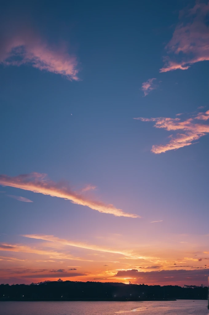 Evening sky
((background only))
