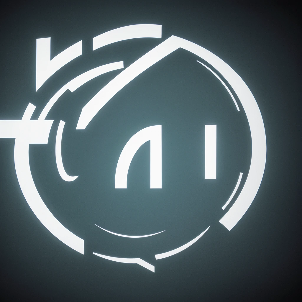 Optic Inertia text as a logo