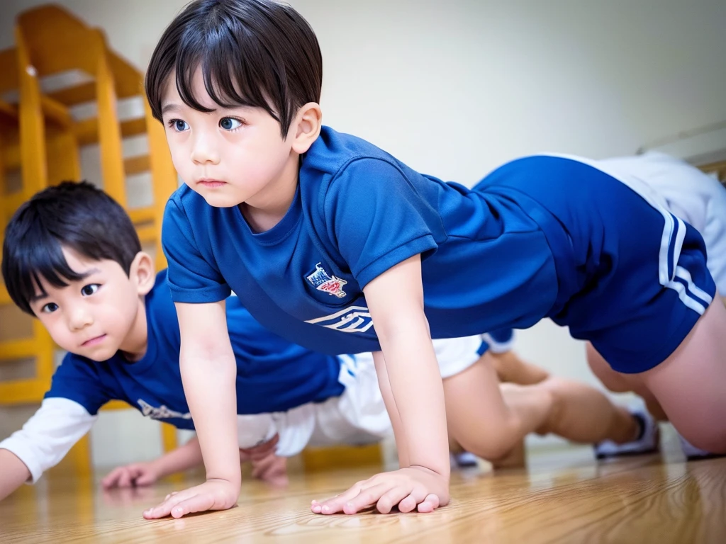 prison、Prison officers 、On all fours、Cute boy、Two Boys、You take off your pants、Boy in gym clothes、Blue shorts、(10Age 1.4)、Japanese、Hot summer day、A pained cry、Pleasant boy、(Boy 1.4)
