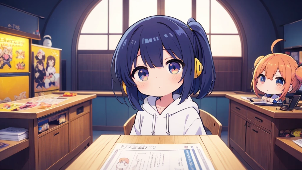 Put on your headphones、Cartoon girl in a hoodie, Anime drawing by Honoohito, Pixiv, Folk art, Anime Moe Art Style, Anime Style 4k, cute Anime Girls, chibi Anime Girls, (Anime Girls), Anime Best Girl, Anime Girls named lucy, Another Iwakura, Nightcore, Anime Chibi, young Anime Girls, Kantai Collection Style