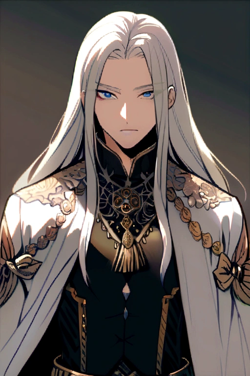 Masculine, long hair