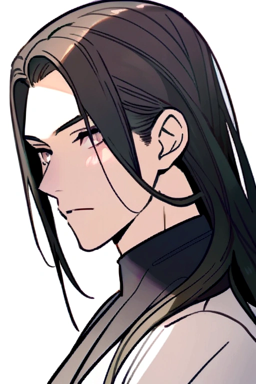 Masculine, long hair