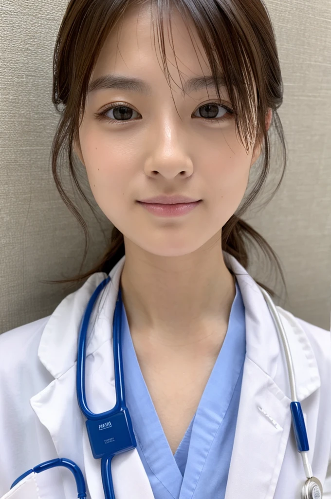 ((Highest quality)), ((masterpiece)), (detailed),Perfect Face,Japanese,Female doctor,White