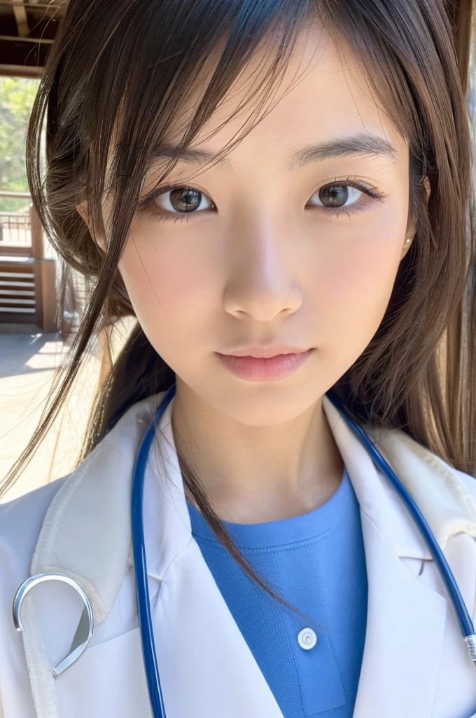((Highest quality)), ((masterpiece)), (detailed),Perfect Face,Japanese,Female doctor,White