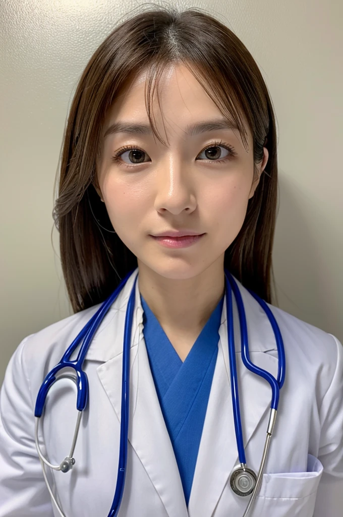 ((Highest quality)), ((masterpiece)), (detailed),Perfect Face,Japanese,Female doctor,White