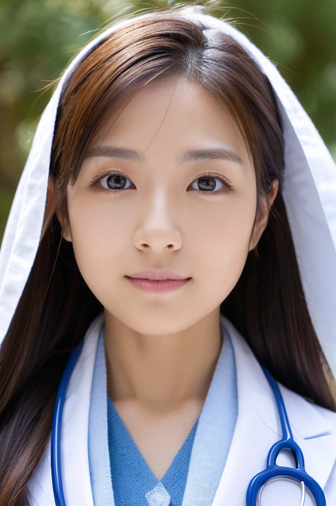 ((Highest quality)), ((masterpiece)), (detailed),Perfect Face,Japanese,Female doctor,White