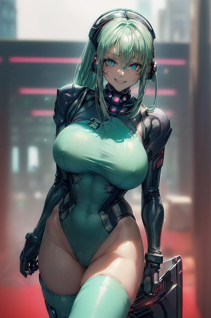 ((woman,Huge breasts:1.8, Very red lips,Huge breastsを強調,Big Ass,Narrow waist,Long legs,Are standing,Greenish blue eyes)) 8K(((((Anime style face,(Anime style faceの描写しっかり),(clumsy smile),Red face,beautiful woman,Shyly,Greenish blue eyes,cyber punk,people々focus on))))) (((clumsy smile)))((((people々focus on)))))((((Blur the background))))) (((cyber punk,sf,未来世界の金髪ロングヘアーbeautiful woman,that'it's raining,しっかりとしたcyber punk世界観のある絵))) ((((Shyly)))))
