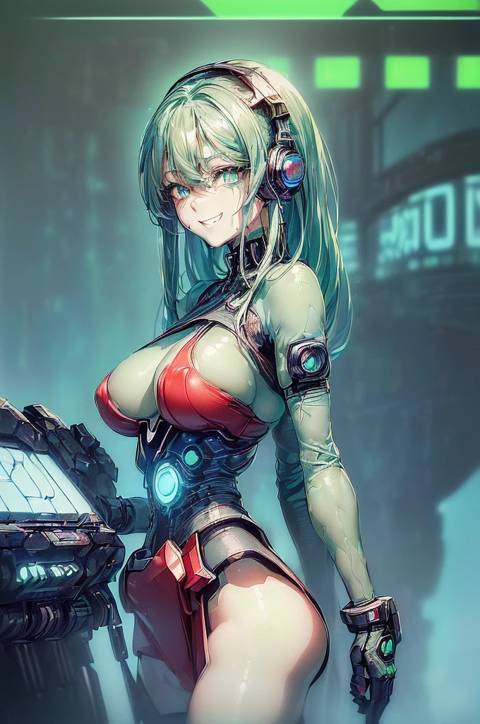 ((woman,Huge breasts:1.8, Very red lips,Huge breastsを強調,Big Ass,Narrow waist,Long legs,Are standing,Greenish blue eyes)) 8K(((((Anime style face,(Anime style faceの描写しっかり),(clumsy smile),Red face,beautiful woman,Shyly,Greenish blue eyes,cyber punk,people々focus on))))) (((clumsy smile)))((((people々focus on)))))((((Blur the background))))) (((cyber punk,sf,未来世界の金髪ロングヘアーbeautiful woman,that'it's raining,しっかりとしたcyber punk世界観のある絵))) ((((Shyly)))))