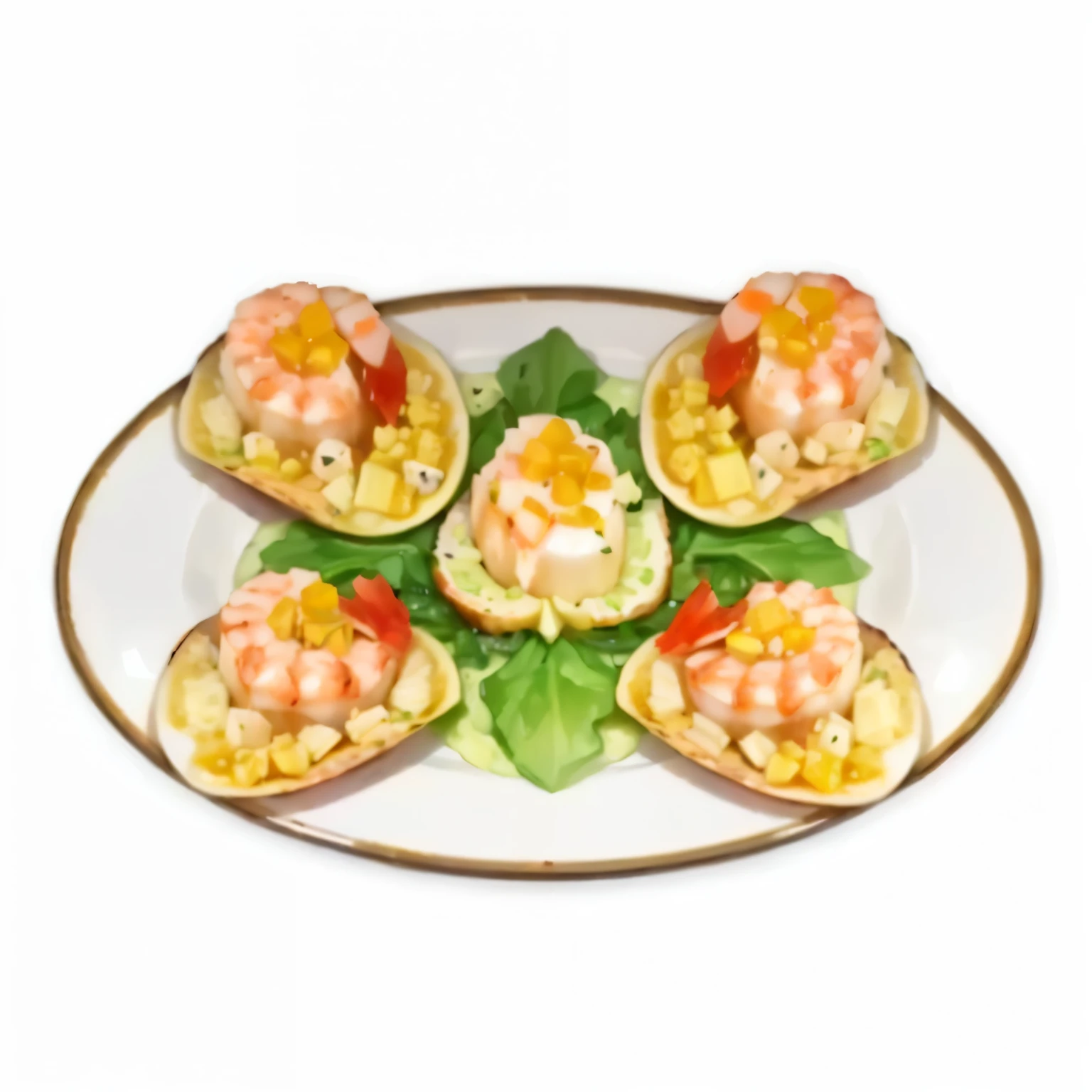Fresh scallops and shrimps, super high quality