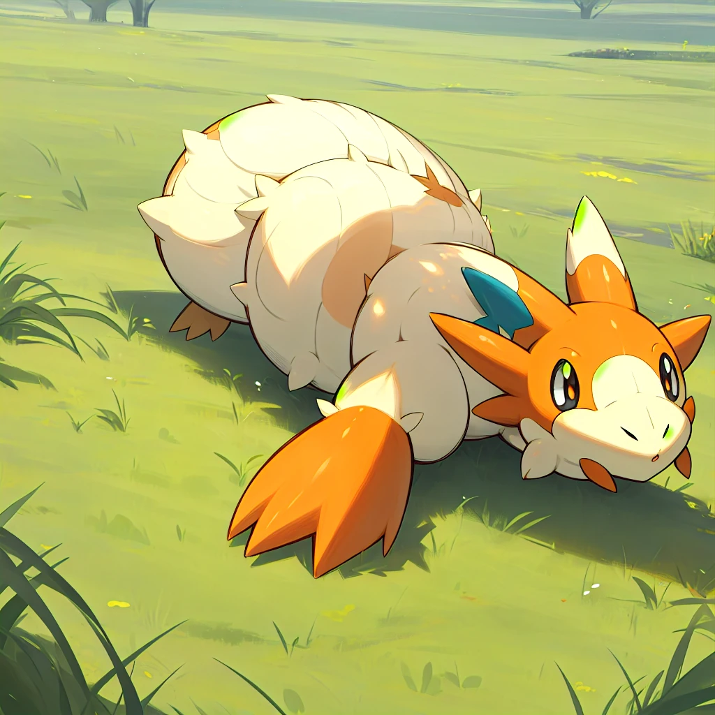 sola, grass, pokemon (creature), no humans, >