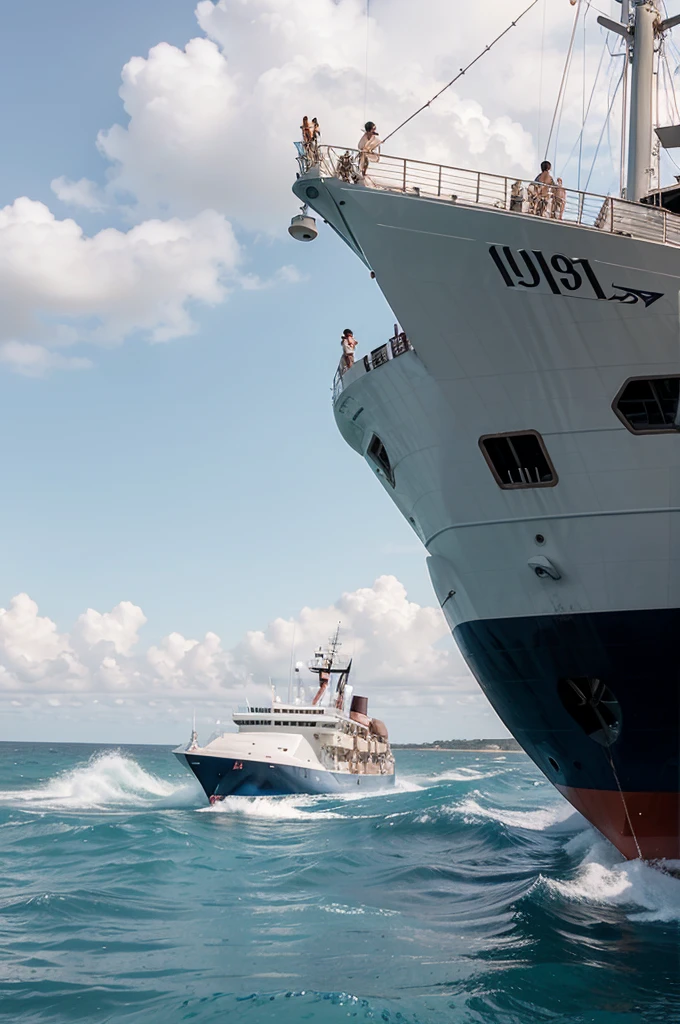 the one piece crew wave goodbye to the ship