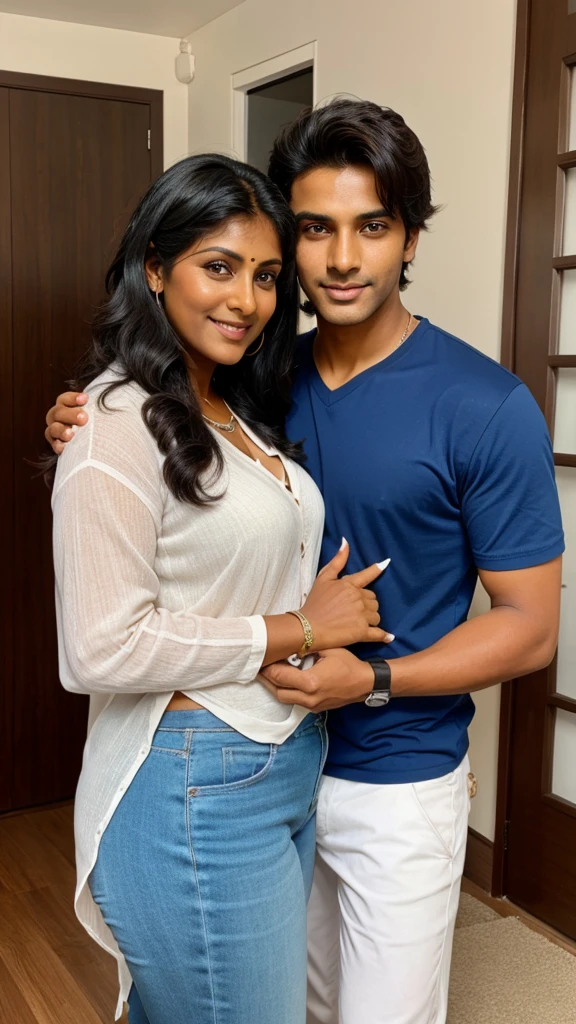 Renuka with boyfriend