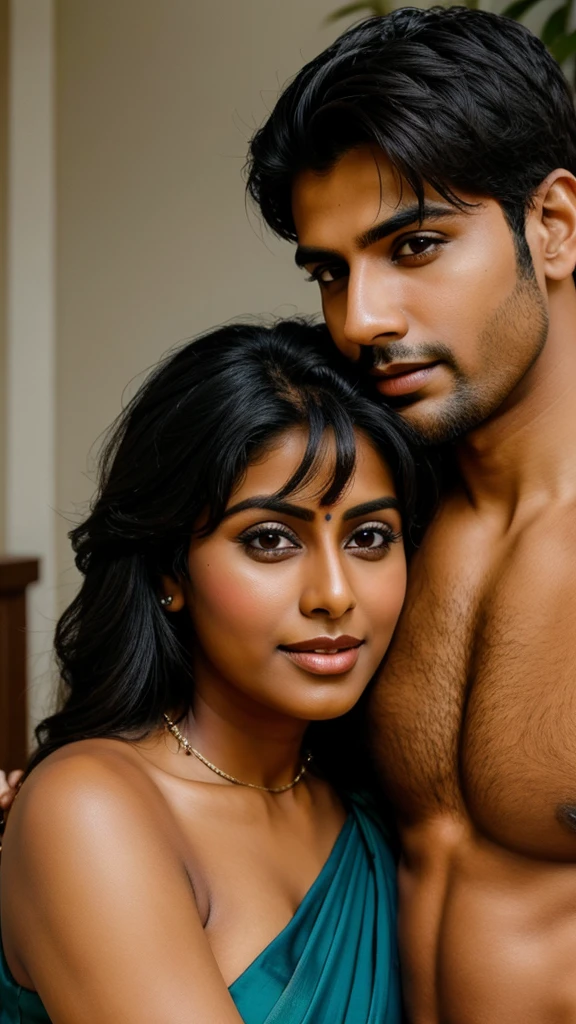 Renuka with boyfriend kiss