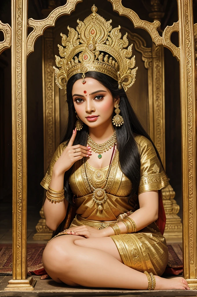 Old lady dram lord rama picture on hime