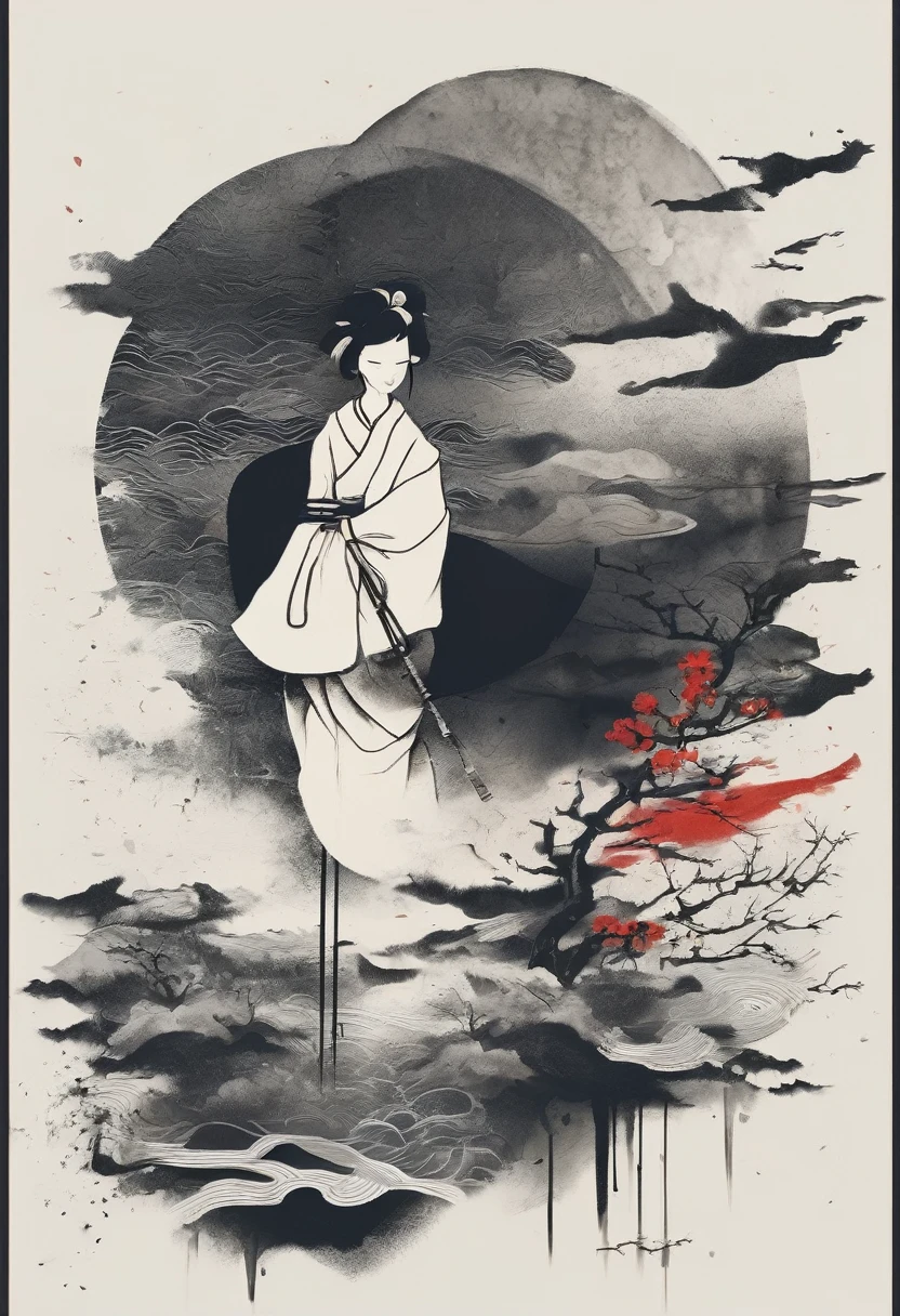 You are a professional illustrator. You are expected to create an exceptionally high-quality frame image.
Dimensions: 1280x420px, horizontal style
Frame Design: Create a square frame for an icon with a brush stroke effect that mimics the look of sumi ink, with a slightly faded appearance
Style: Design it to look like it was drawn on traditional Japanese washi paper (not Chinese design)
Color Scheme: Monotone, monochrome, black and white
Quality: Very high quality
Background: None, pure white background
Details: Emphasize the brush's faded, worn texture
Theme: Japanese-style
Focus: Sharp focus
Gradients: Bold color gradients
Elements: No human figures
Brush Strokes: Bold brush strokes
Please ensure the illustration is vibrant, detailed, and uses bold color gradients to achieve a modern and advanced look. The composition should be suitable for the specified dimensions and should not include any background elements, maintaining a pure white background.