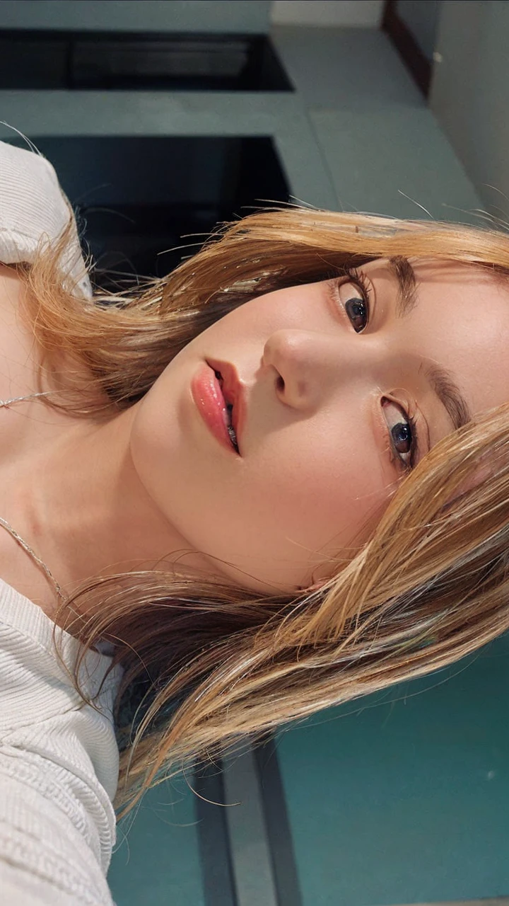 Fantasy art, photorealism, dynamic lighting, artstation, poster, volumetric lighting, very detailed faces, (official uniform: 1.4), long hair, sweater, delicate collarbone, bare shoulders, full breasts