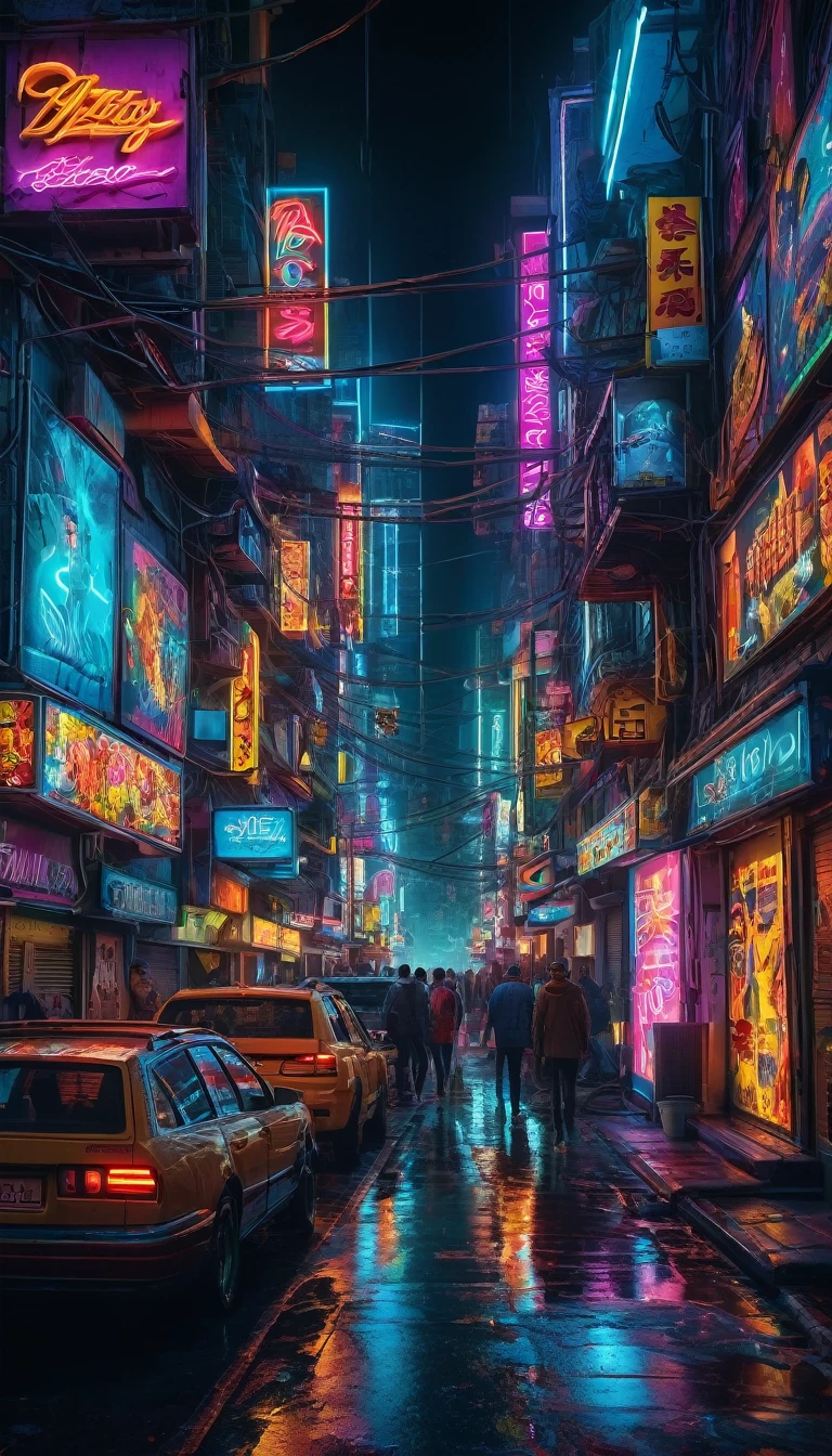(creative and surprising poster, hyper-realistic, 8K, vibrant colors, sharp and clear image, masterpiece, best quality, photorealistic, ultra-detailed, cinematic lighting, dynamic composition, intricate details, stunning visual effects, awe-inspiring, digital art, conceptual design, futuristic, neon, glowing)
